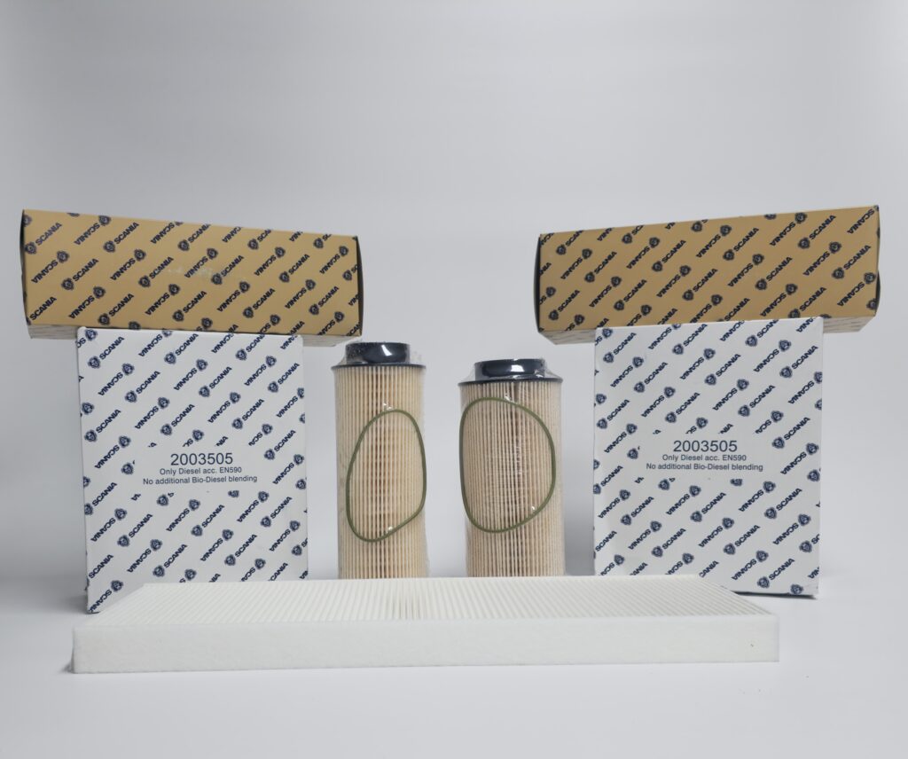 א.ש. שניר משווקת מסנני שמן, אוויר וסולר למשאיות סקניה